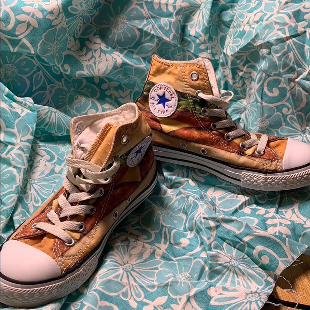 Converse Cheeseburger high tops
